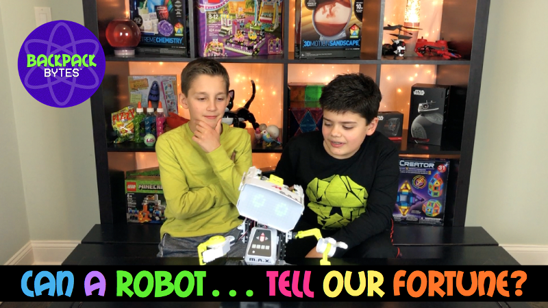 Mecanno M.A.X. Tell Me My Fortune - Fun STEM Videos for Kids | Backpack Bytes 