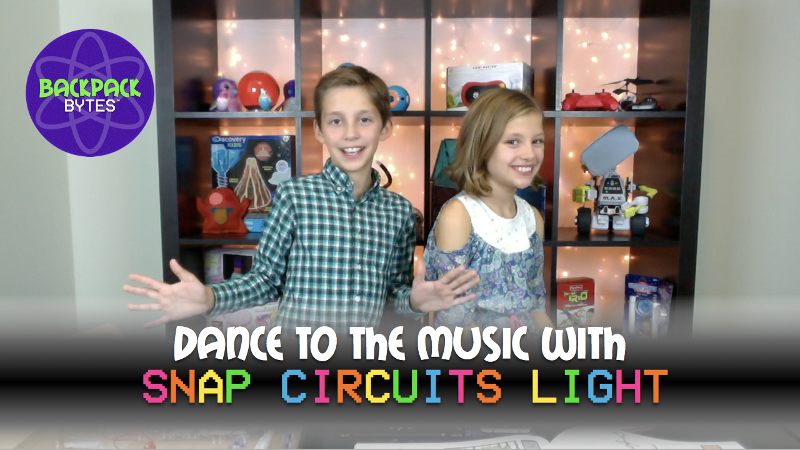 Snap Circuits Light - Dance to the Music - STEM Toy Review | Backpack Bytes 