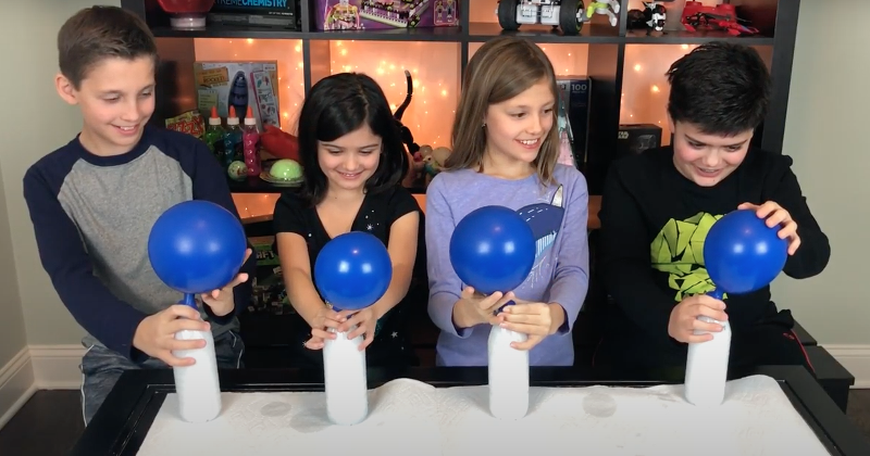 Balloon Experiment STEM Activity - Lift the Balloon and watch it grow!
